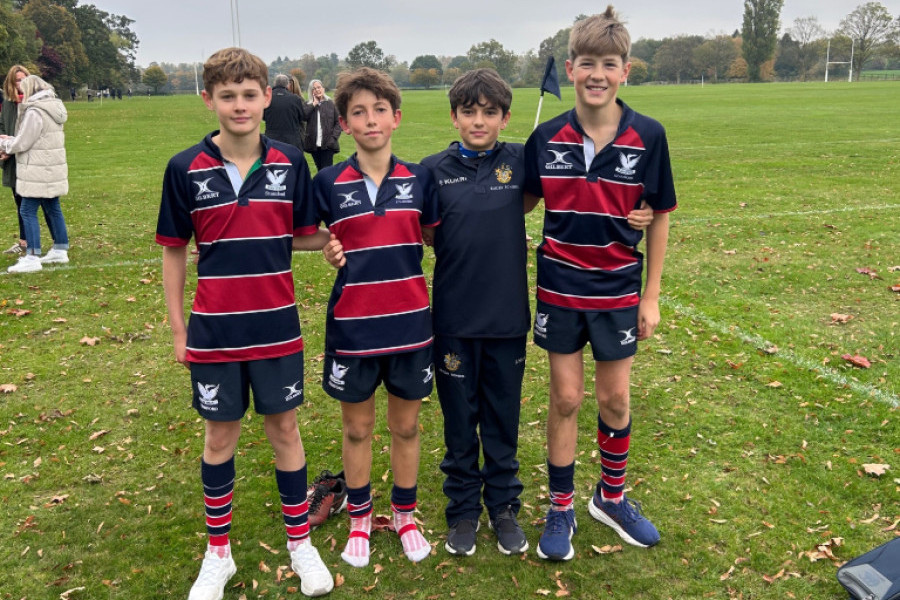 Charlie, Will L, Euan (Stamford) & Will C (Rugby)